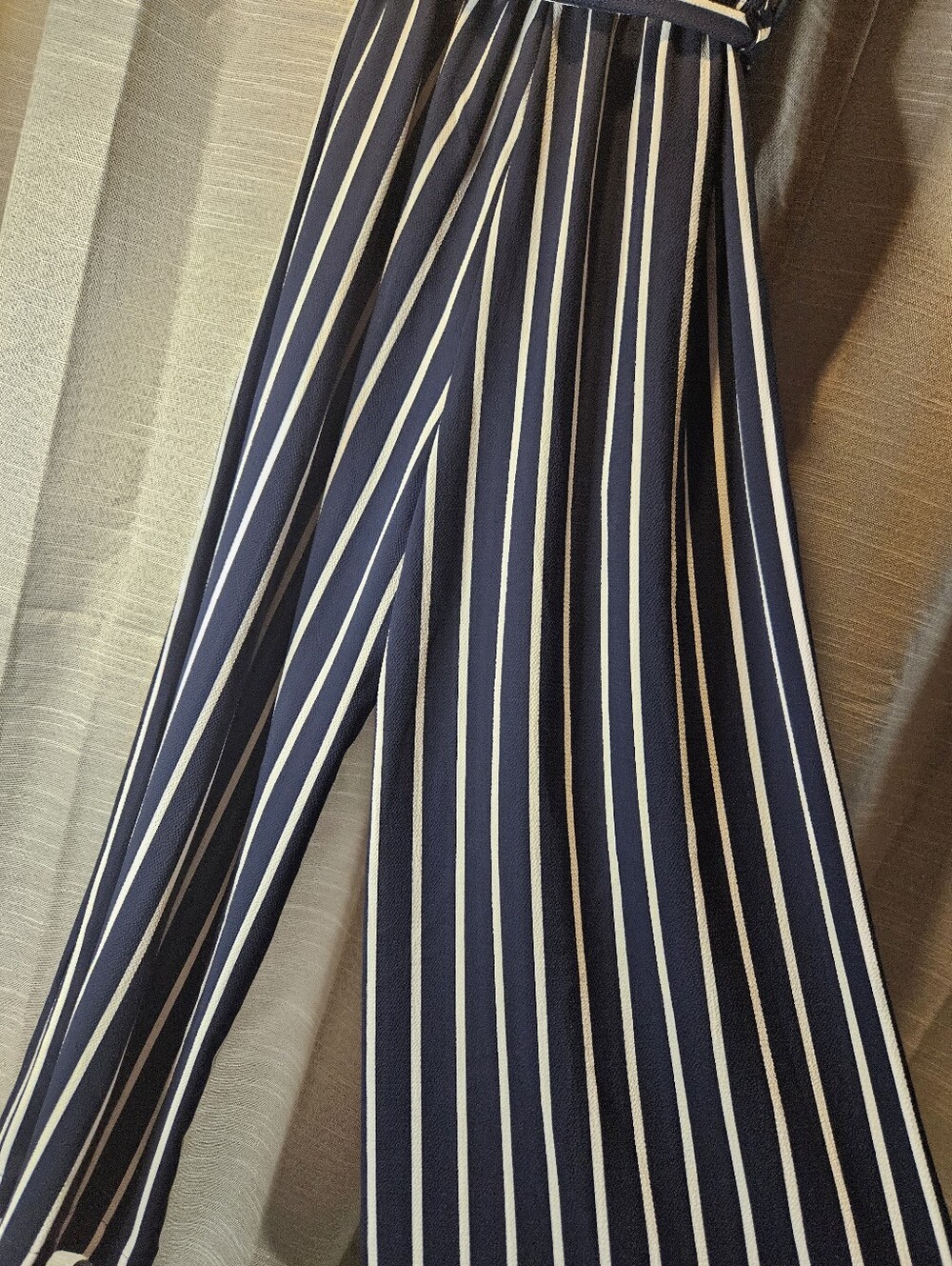 RUE21 NWT Striped Wide Leg Strapless Jumpsuit Small - Picture 9 of 13